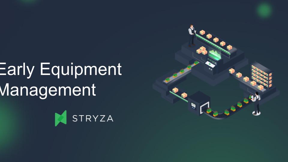 Stryza Blog Early Equipment Management